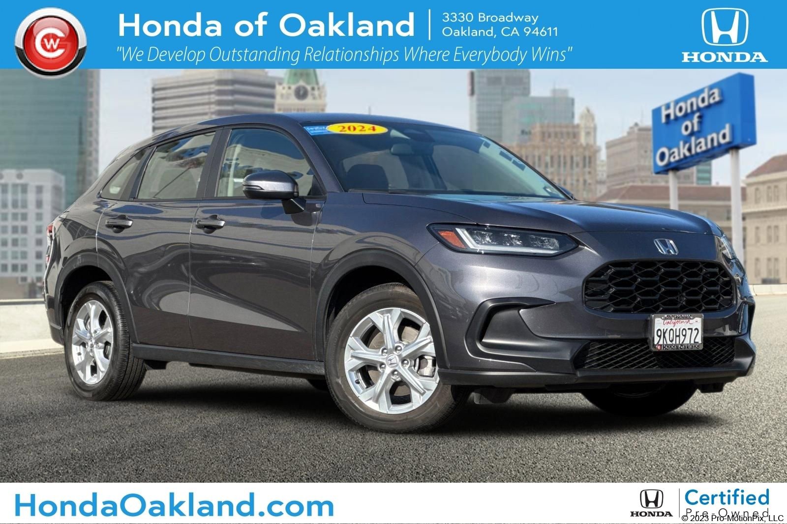 Certified 2024 Honda HR-V LX