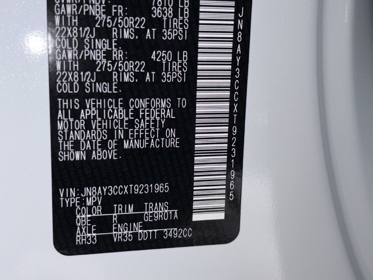 New 2026 Nissan Armada Platinum Reserve AWD/4WD image 31