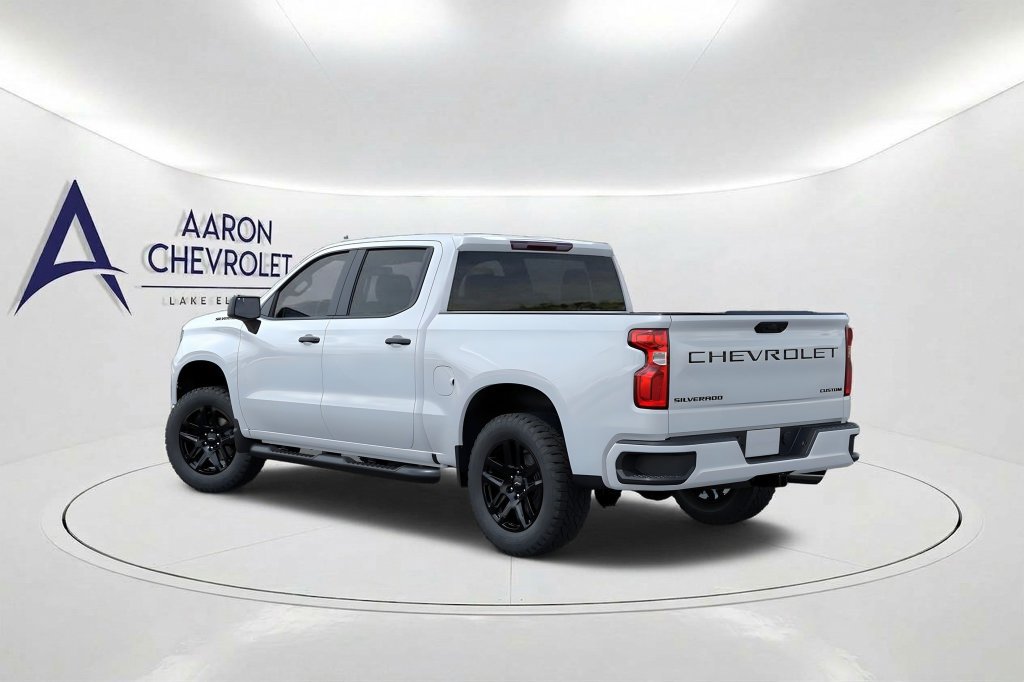 New 2026 Chevrolet Silverado 1500 Custom w/ Turbomax Blackout Package RWD image 3