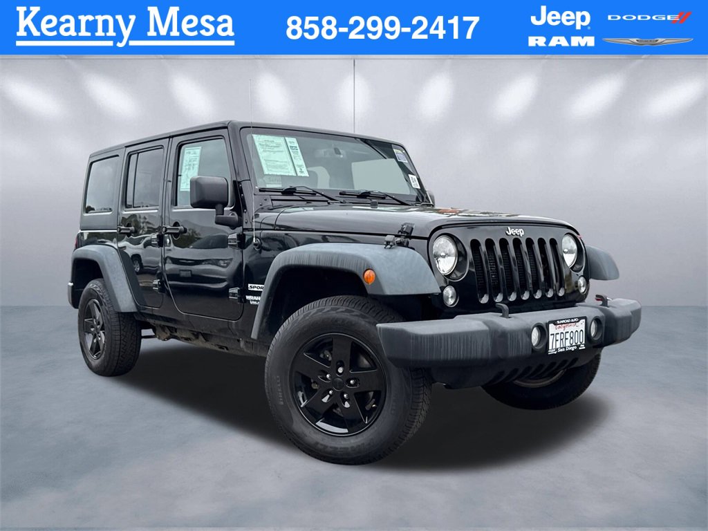 Used 2014 Jeep Wrangler Unlimited Sport w/ Quick Order Package 24S