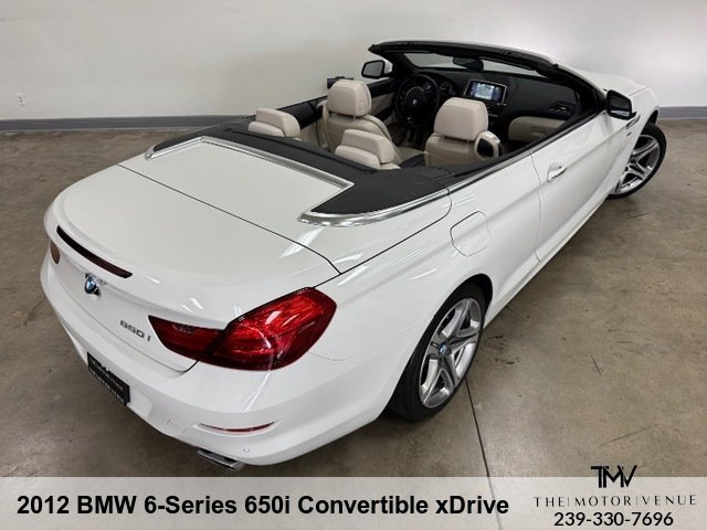 Used 2012 BMW 650i xDrive Convertible AWD/4WD image 15
