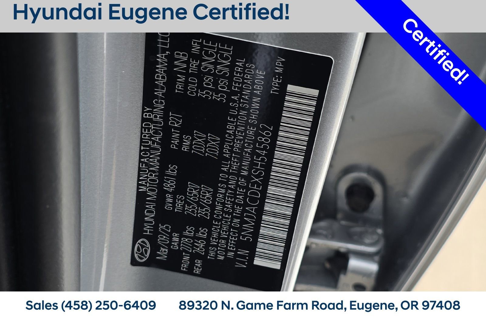 Used 2025 Hyundai Tucson SE image 31