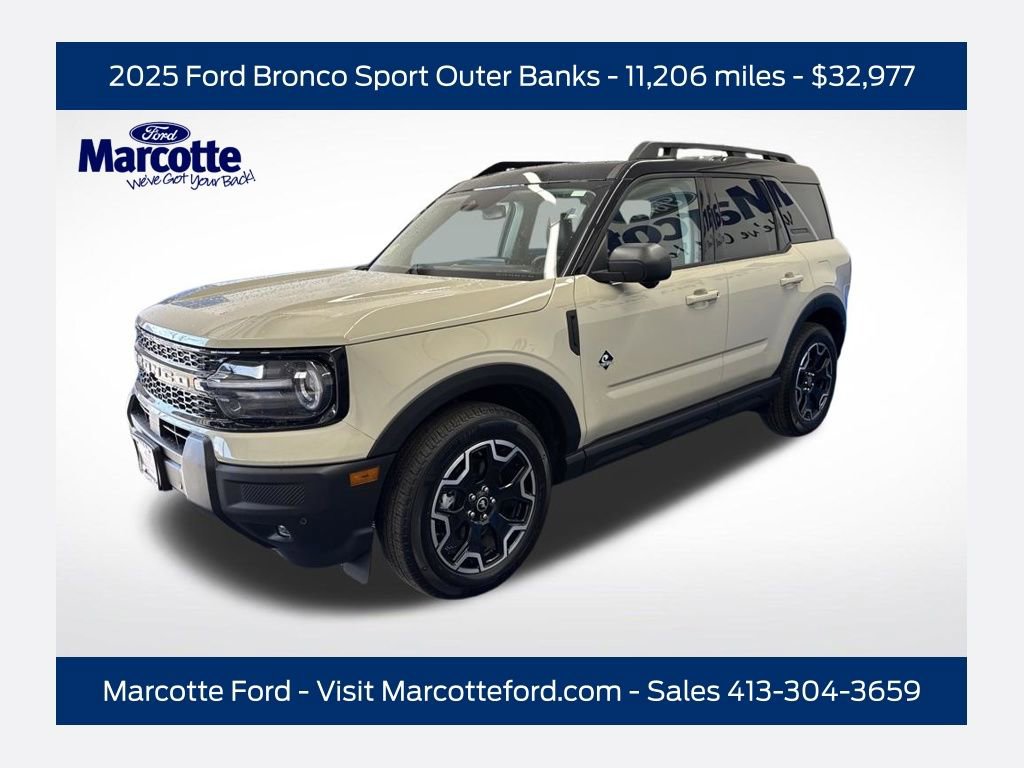 Certified 2025 Ford Bronco Sport Outer Banks w/ Outer Banks Tech Package+ AWD/4WD image 1