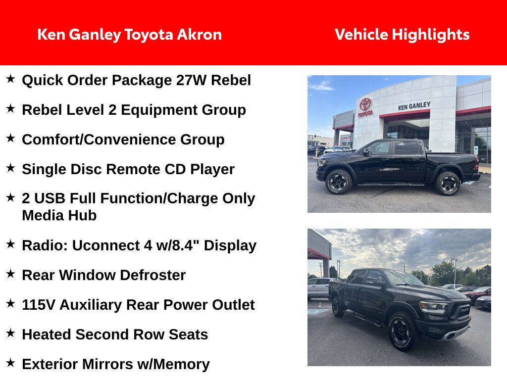 Used 2020 RAM 1500 Rebel w/ Rebel Level 2 Equipment Group AWD/4WD image 2