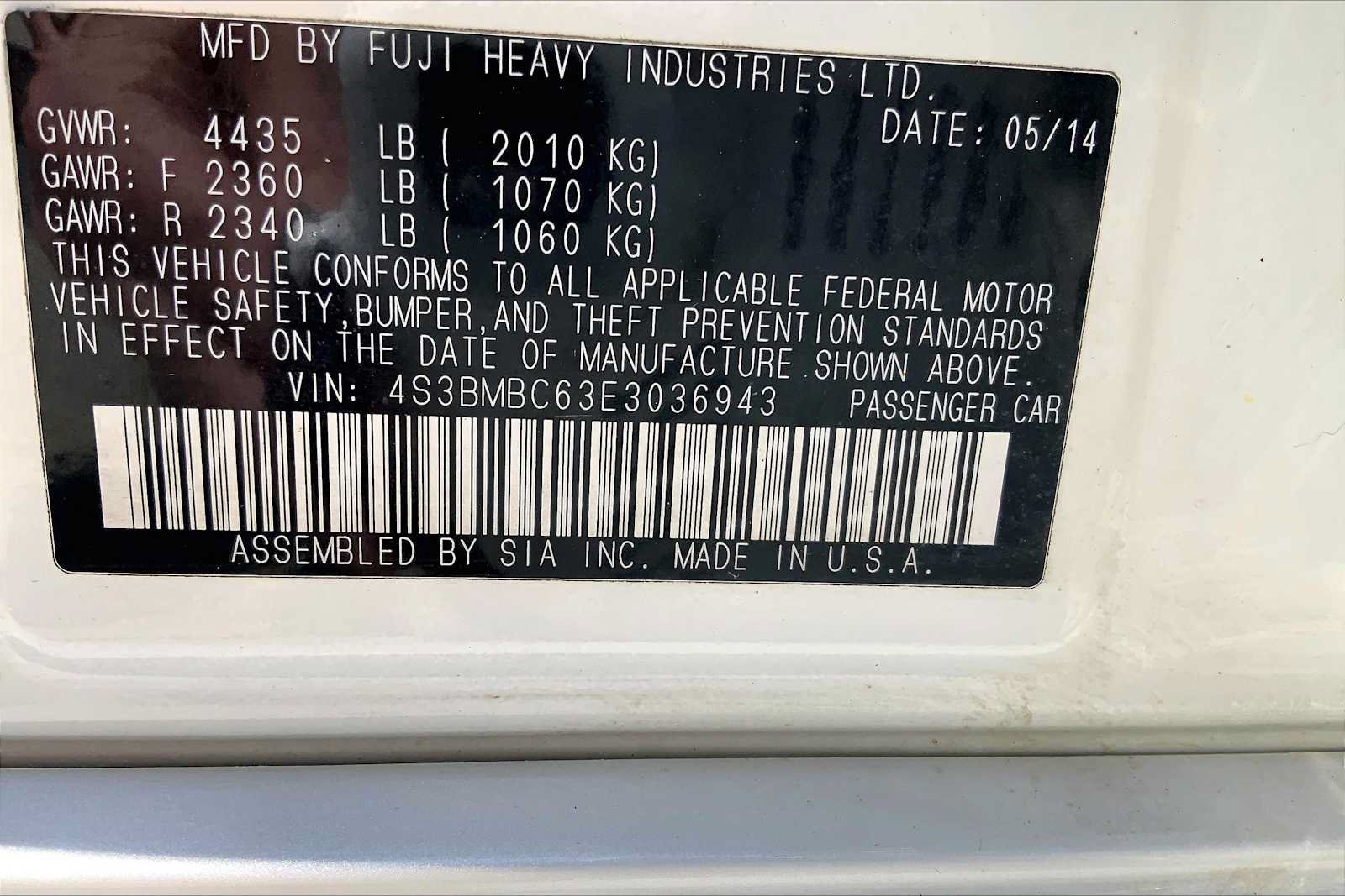 Used 2014 Subaru Legacy 2.5i Premium AWD/4WD image 33
