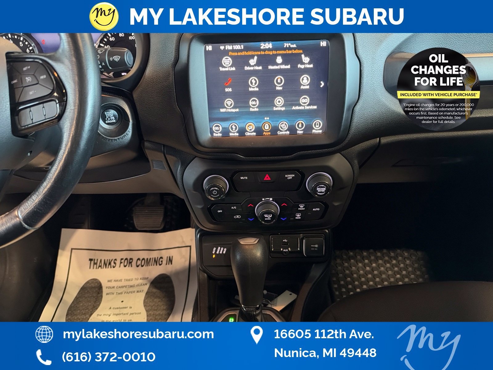 Used 2019 Jeep Renegade Altitude w/ UConnect 8.4 Nav Group AWD/4WD image 24