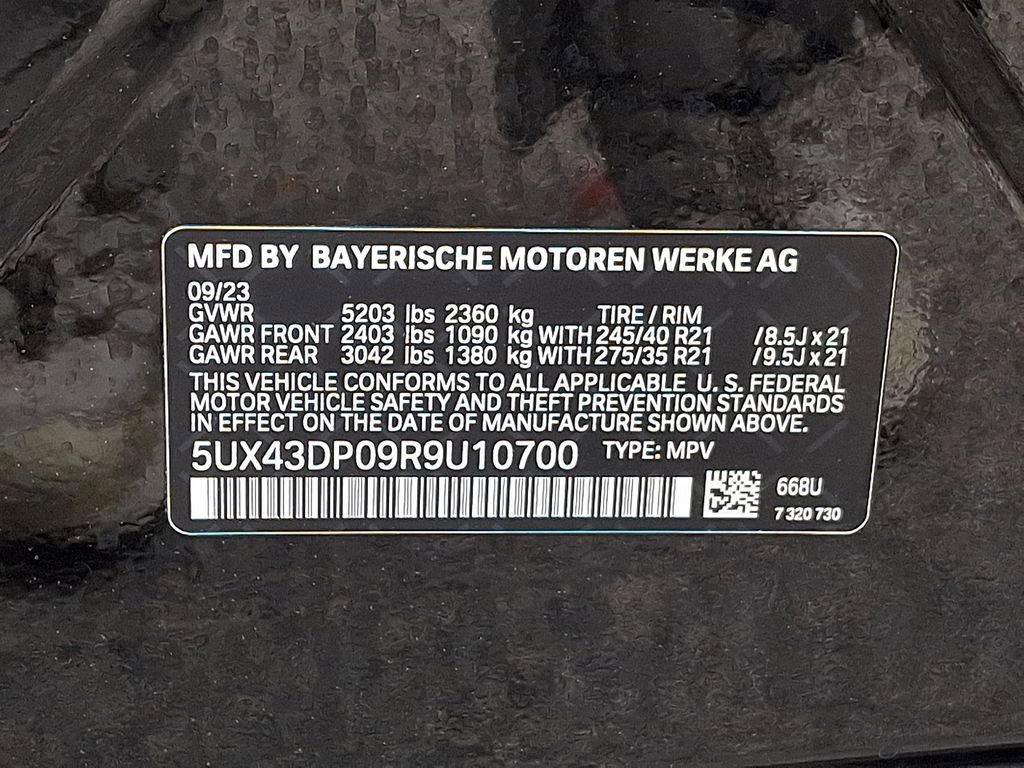 Used 2024 BMW X3 sDrive30i w/ Convenience Package RWD image 28
