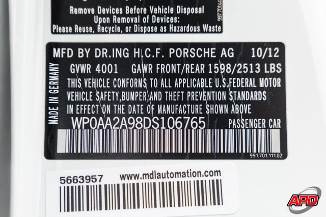 Used 2013 Porsche 911 Carrera RWD image 75