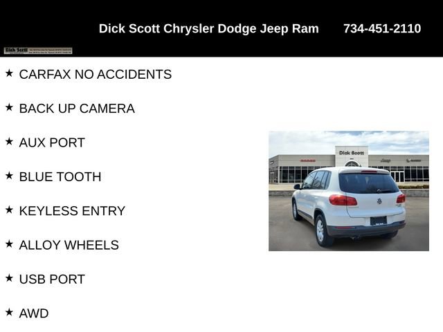 Used 2014 Volkswagen Tiguan S image 8