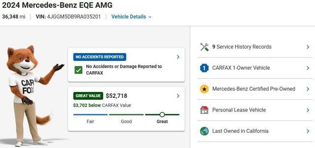 Certified 2024 Mercedes-Benz EQE AMG 4MATIC SUV image 3