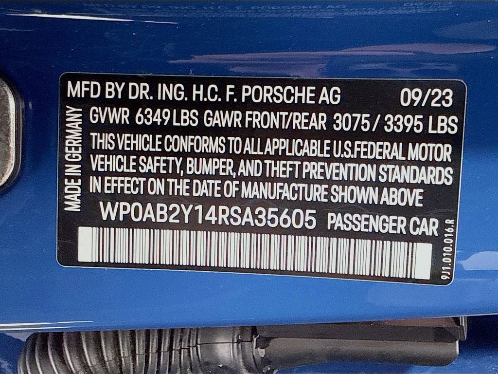 Certified 2024 Porsche Taycan 4S image 13