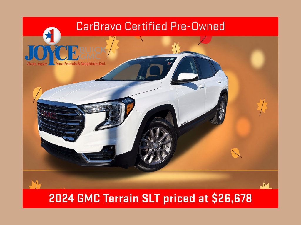 Certified 2024 GMC Terrain SLT w/ LPO, Floor Liner Package