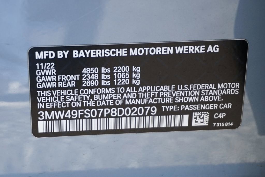 Used 2023 BMW M340i w/ Shadowloine Package image 52