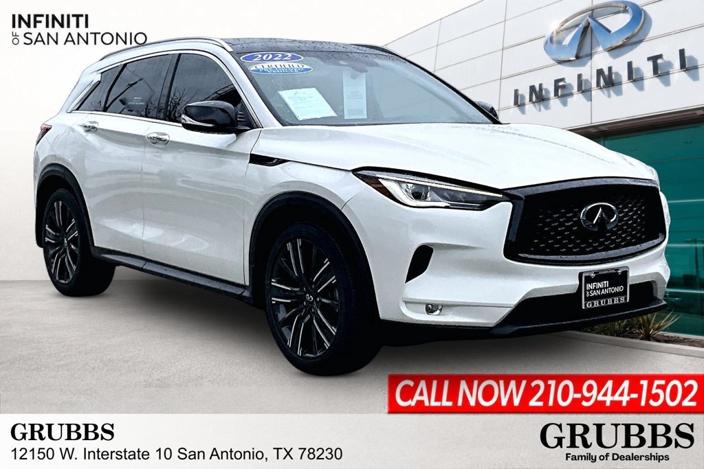 Certified 2022 INFINITI QX50 Luxe w/ Appearance Package FWD image 1