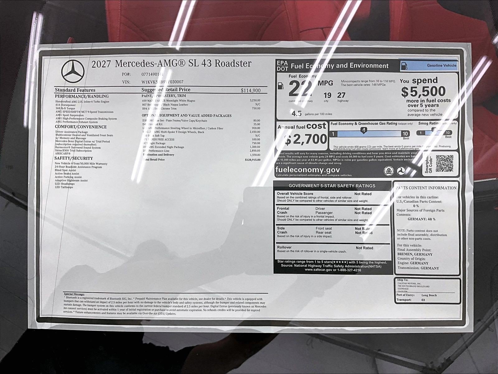 New 2027 Mercedes-Benz SL 43 AMG image 17