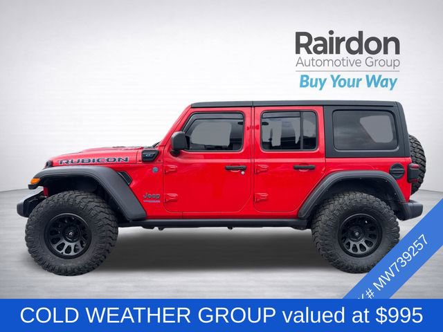 Used 2021 Jeep Wrangler Unlimited Rubicon 4xe w/ Cold Weather Group image 4