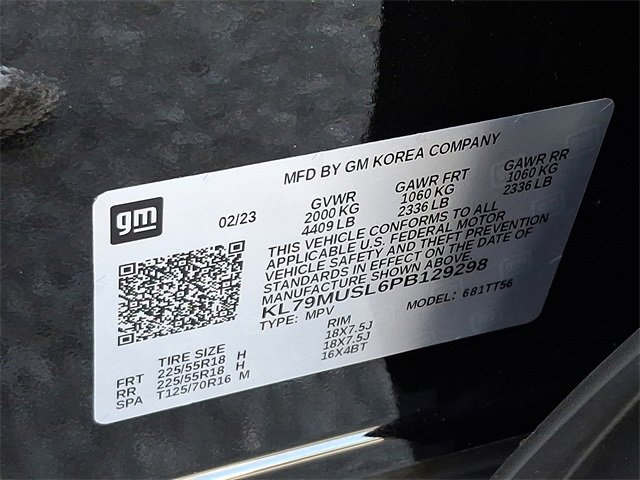 Certified 2023 Chevrolet TrailBlazer RS w/ Convenience Package image 26