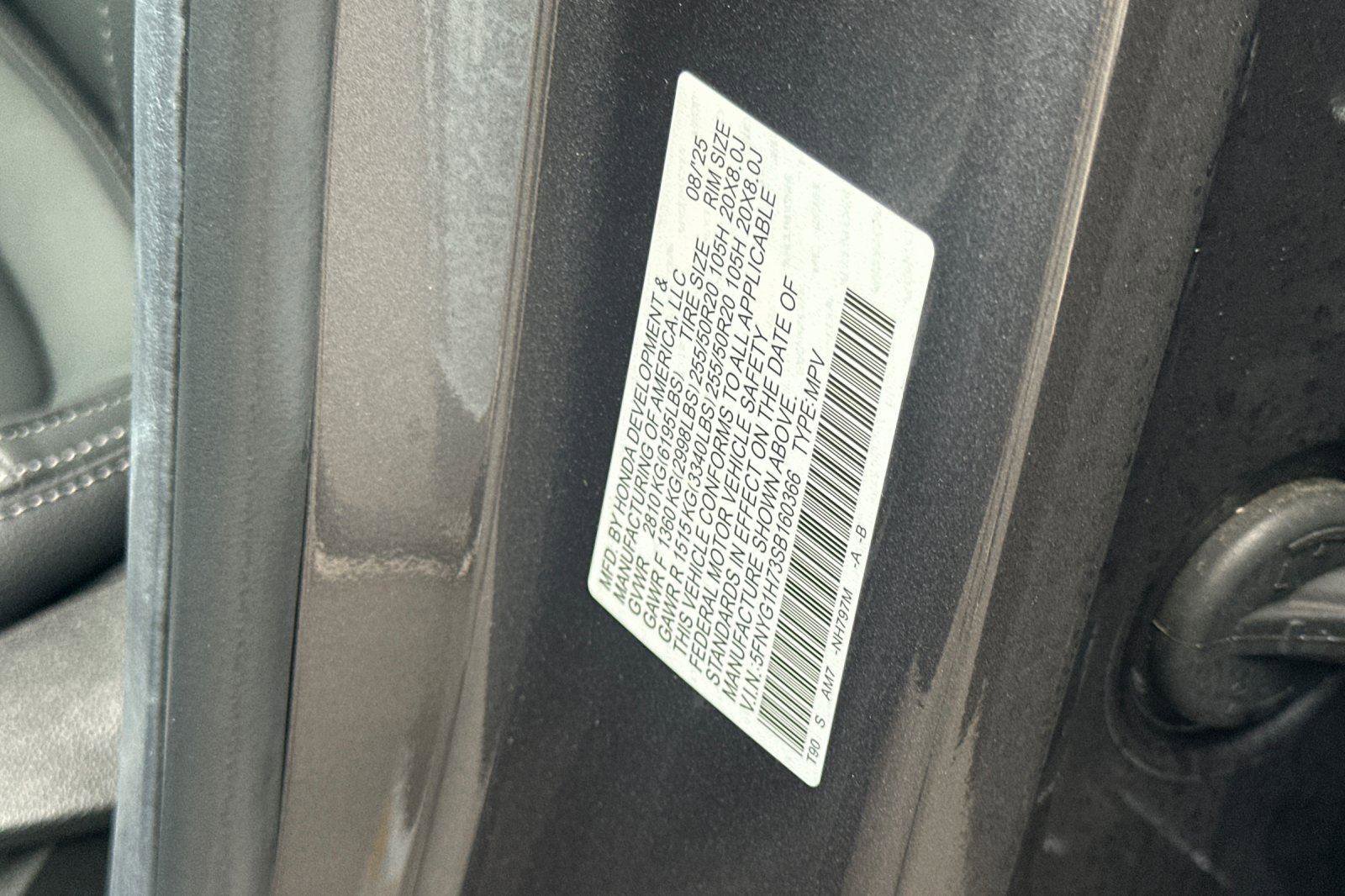 New 2025 Honda Pilot Touring image 36