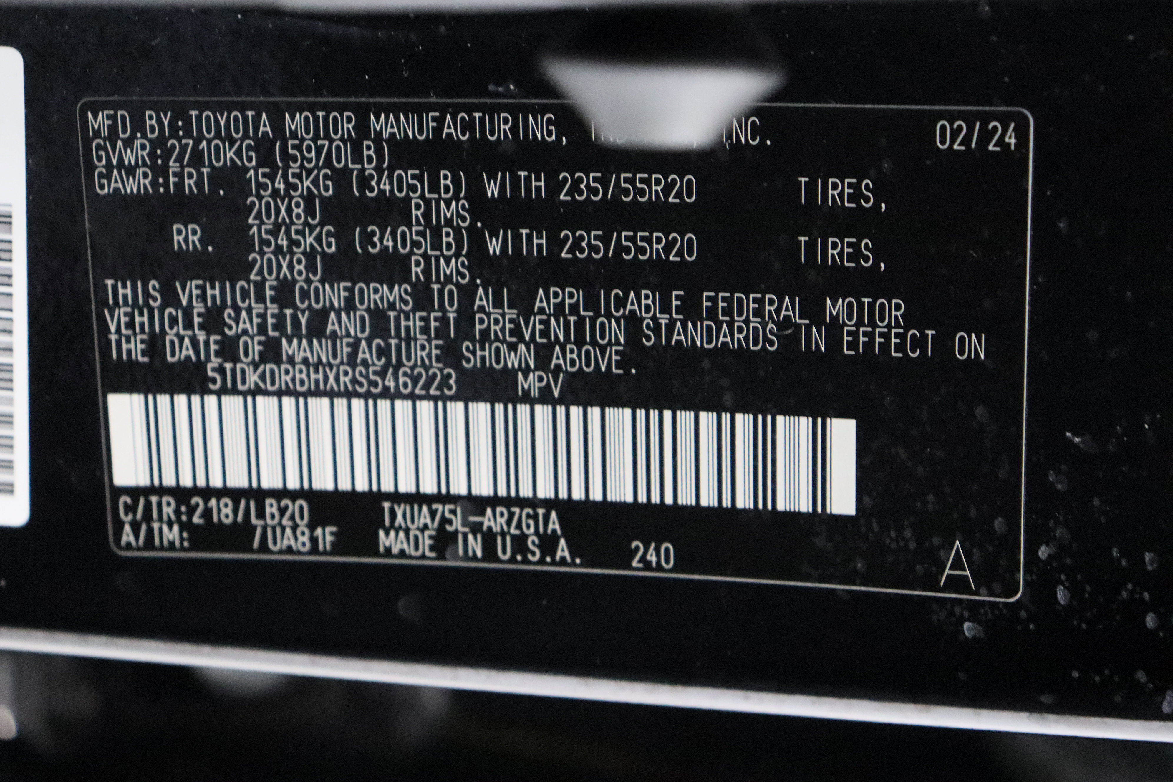 Used 2024 Toyota Highlander Limited AWD/4WD image 44