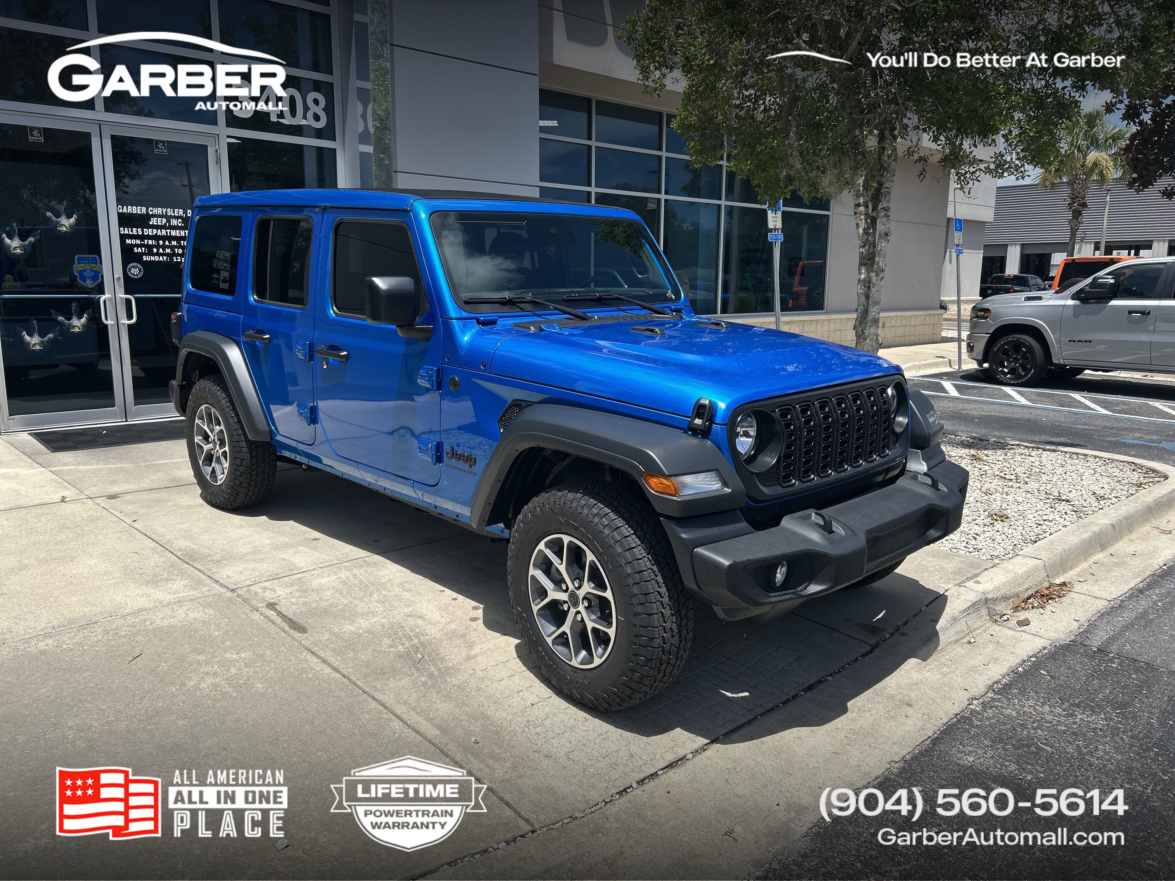 New 2025 Jeep Wrangler Sport S