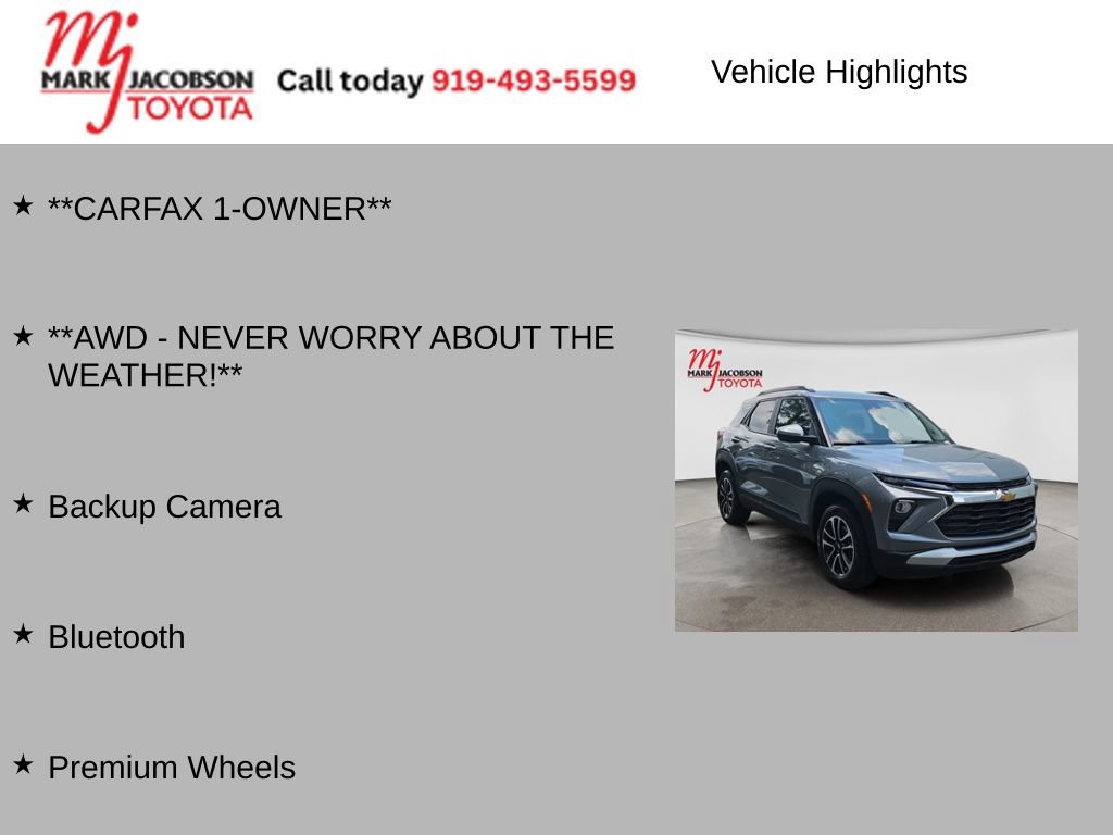 Used 2025 Chevrolet TrailBlazer LT AWD/4WD image 6