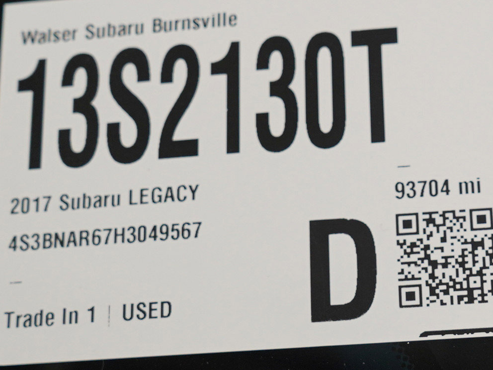 Used 2017 Subaru Legacy 2.5i Sport w/ Popular Package #2A image 27