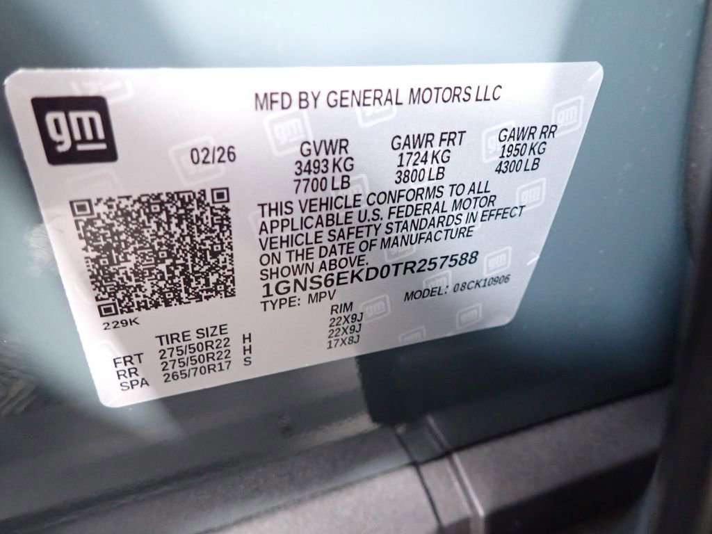 New 2026 Chevrolet Suburban RST w/ Advanced Technology Package image 47