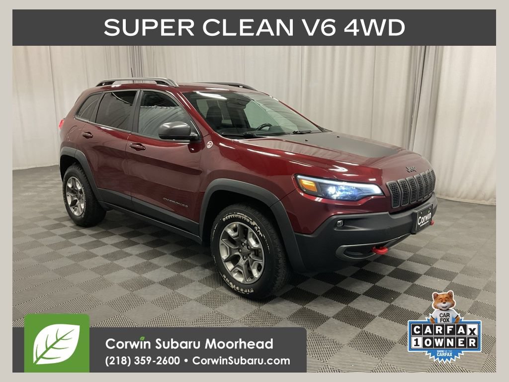 Used 2019 Jeep Cherokee Trailhawk w/ Cold Weather Group AWD/4WD image 1