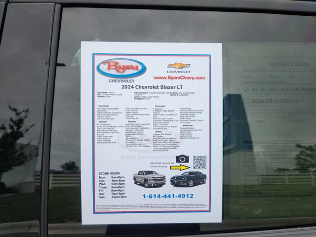 Used 2024 Chevrolet Blazer LT FWD image 12