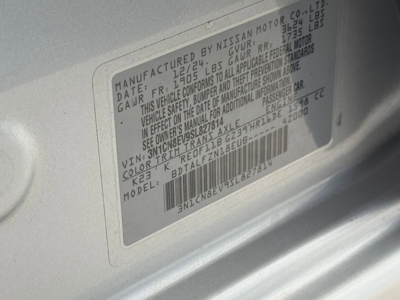 Used 2025 Nissan Versa SV image 28