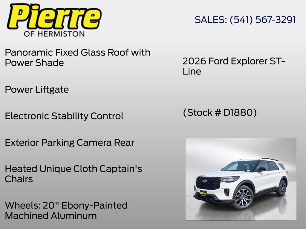 New 2026 Ford Explorer ST-Line AWD/4WD image 12