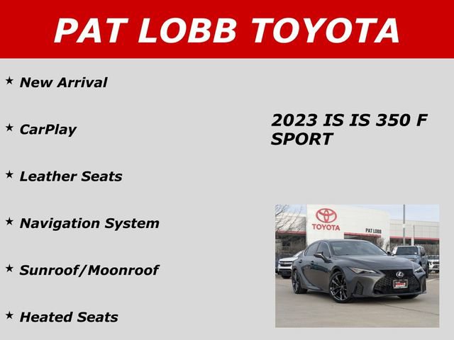 Used 2023 Lexus IS 350 F Sport w/ Navigation Package image 39