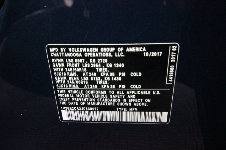 Used 2018 Volkswagen Atlas S image 22