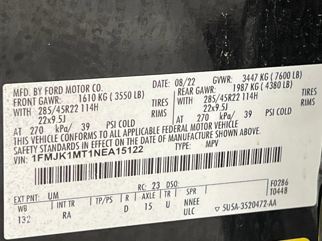 Used 2022 Ford Expedition Max Platinum AWD/4WD image 65