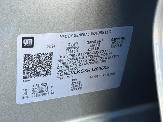 Used 2024 Chevrolet Traverse RS w/ LPO, Floor Liner Package image 22
