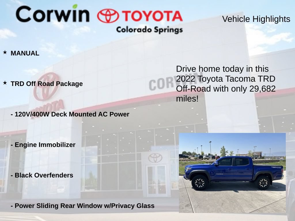 Used 2022 Toyota Tacoma TRD Off-Road AWD/4WD image 6