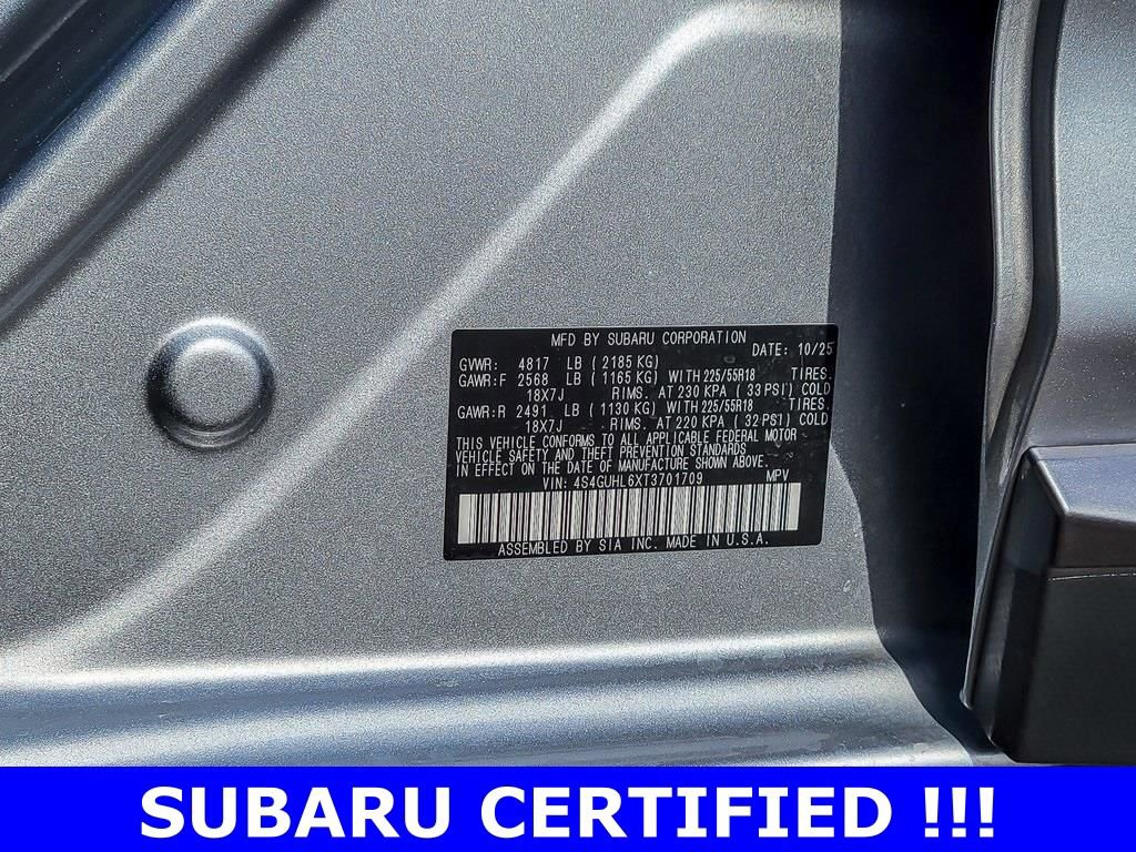 Certified 2026 Subaru Crosstrek 2.5i Limited AWD/4WD image 35