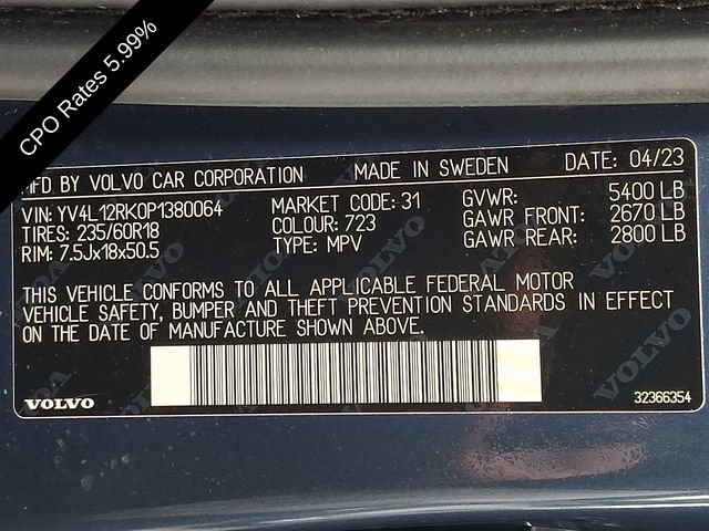 Certified 2023 Volvo XC60 B5 Core AWD/4WD image 28