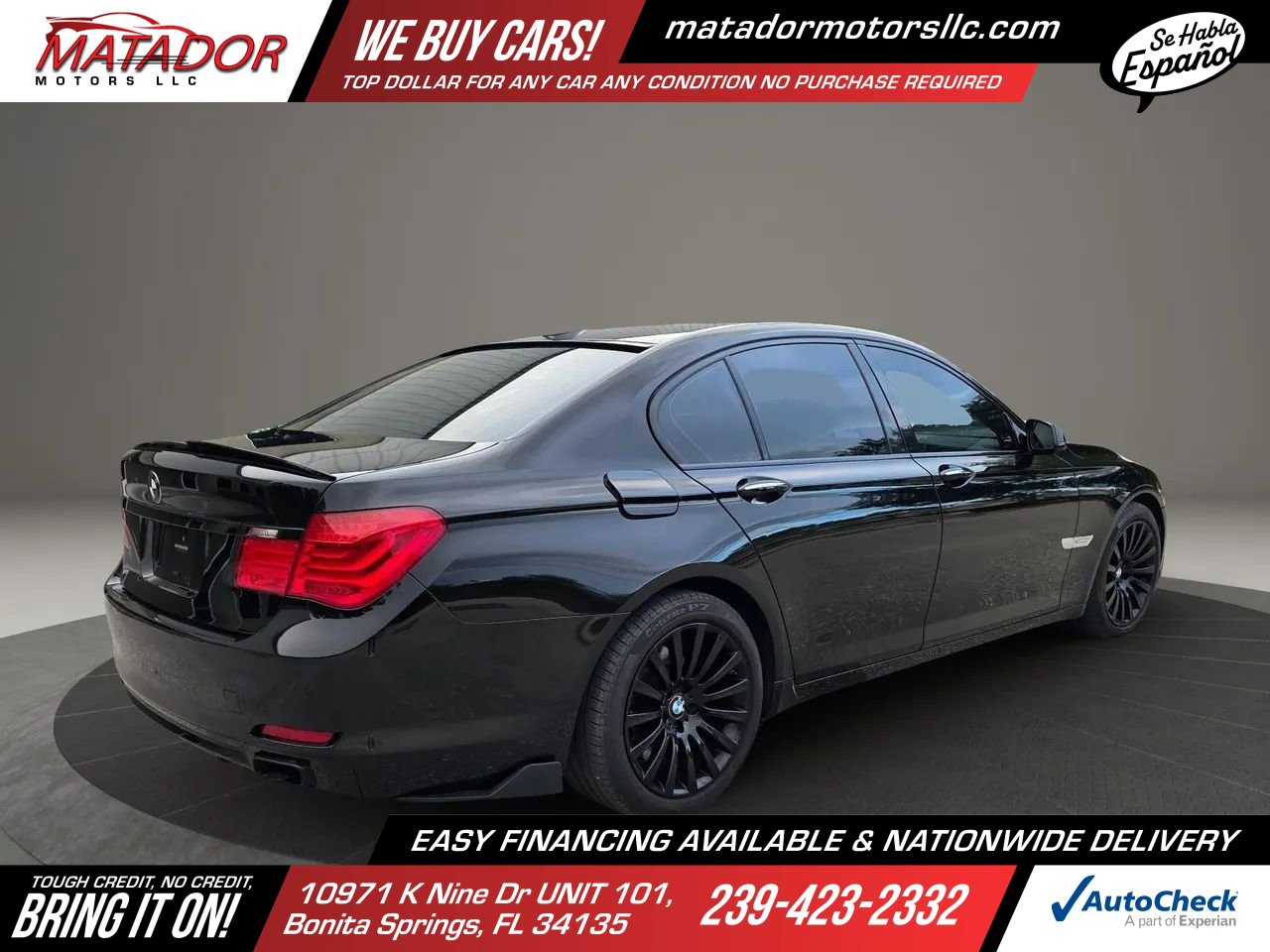 Used 2009 BMW 750i w/ Sport Pkg RWD image 5