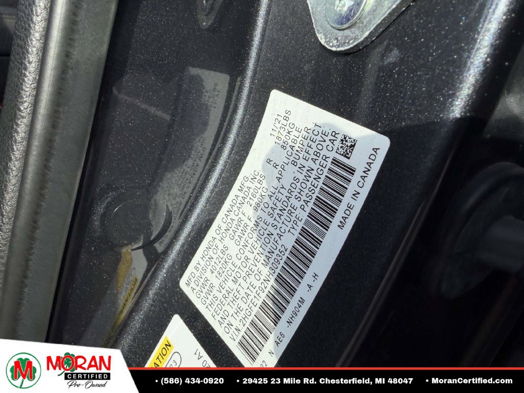 Used 2022 Honda Civic Touring image 18