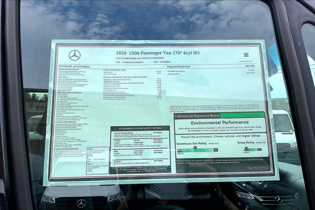 New 2026 Mercedes-Benz Sprinter 2500 image 13
