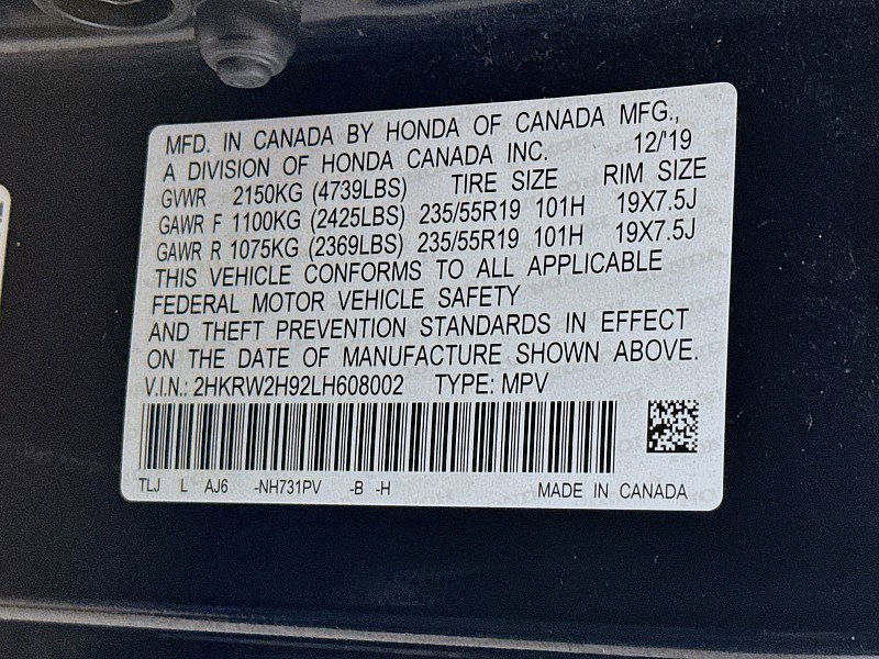 Used 2020 Honda CR-V Touring image 32