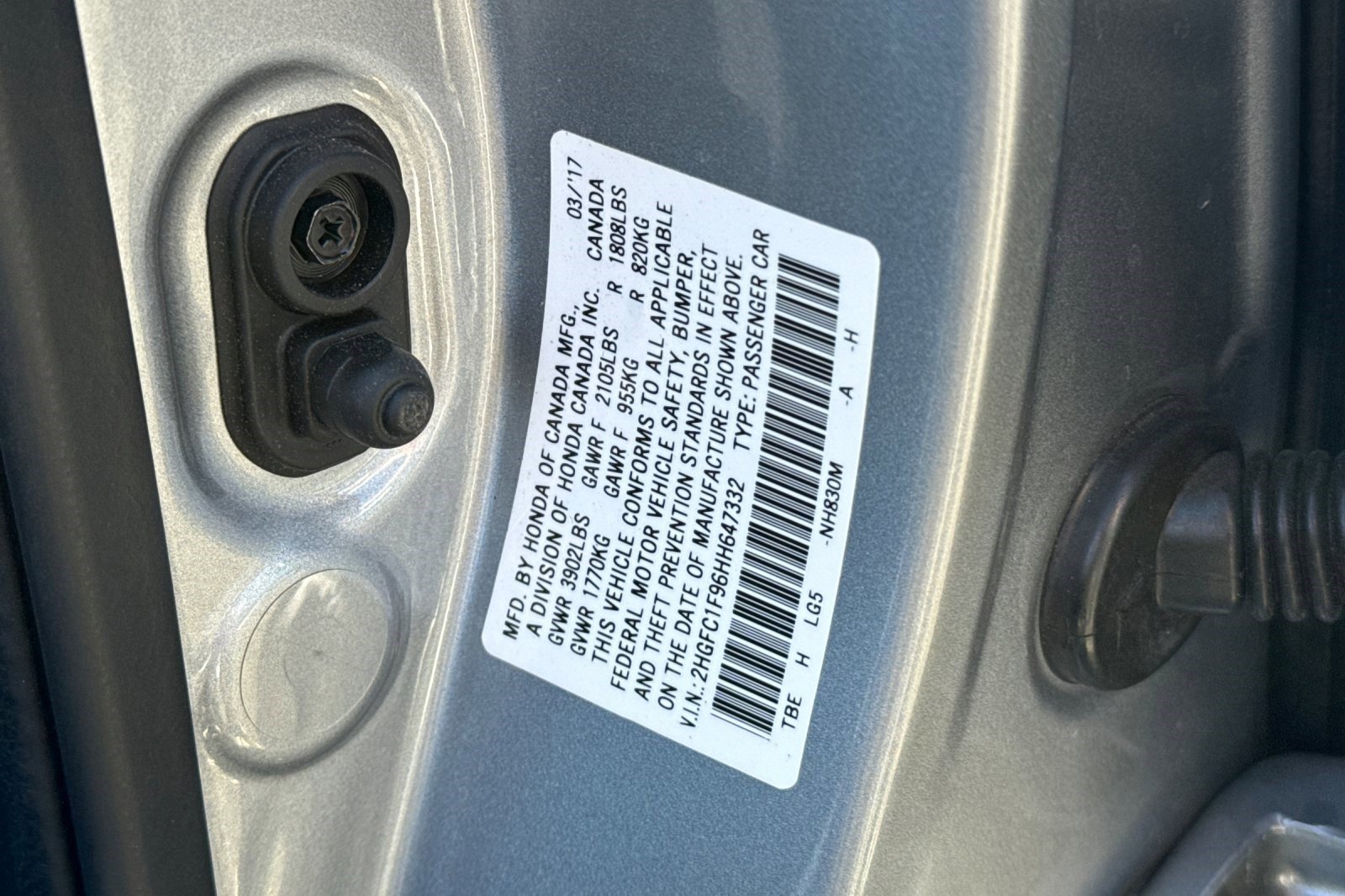 Used 2017 Honda Civic Touring image 21