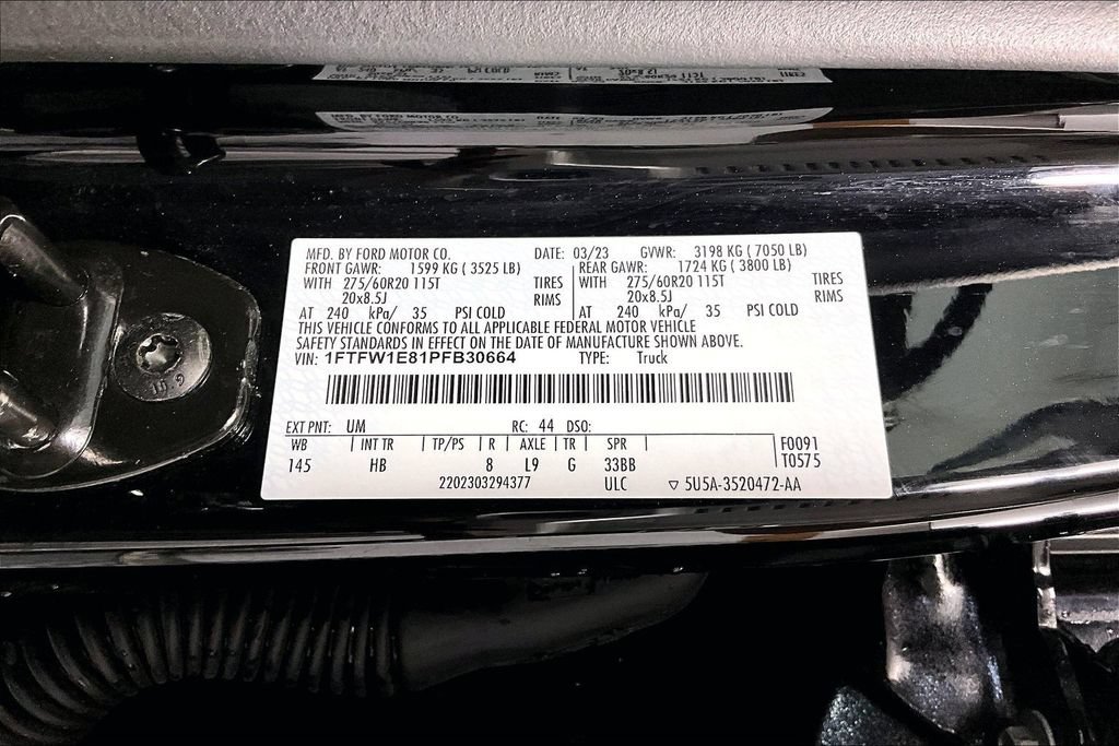 Used 2023 Ford F150 Lariat w/ Equipment Group 502A High AWD/4WD image 32