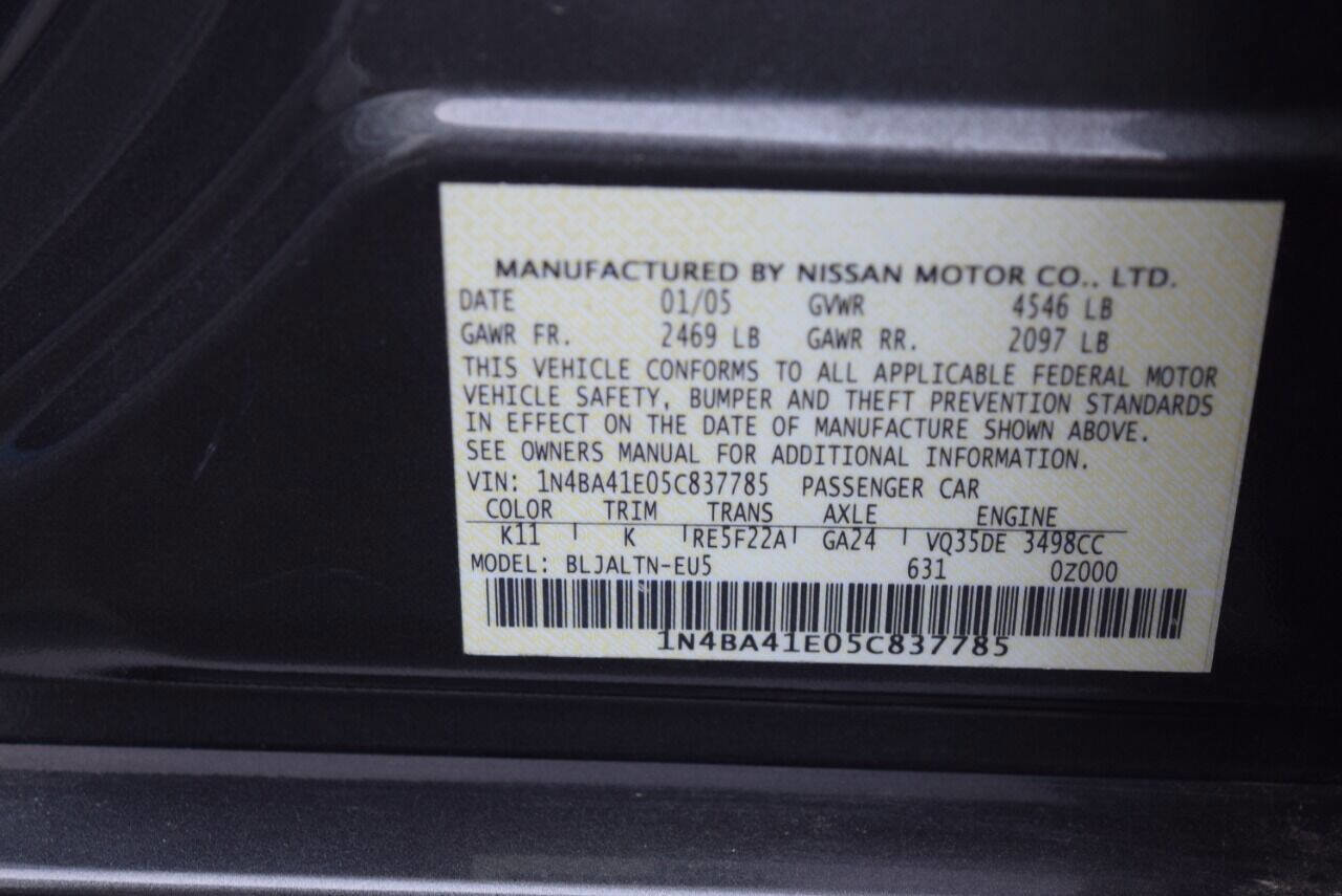 Used 2005 Nissan Maxima 3.5 SE image 29