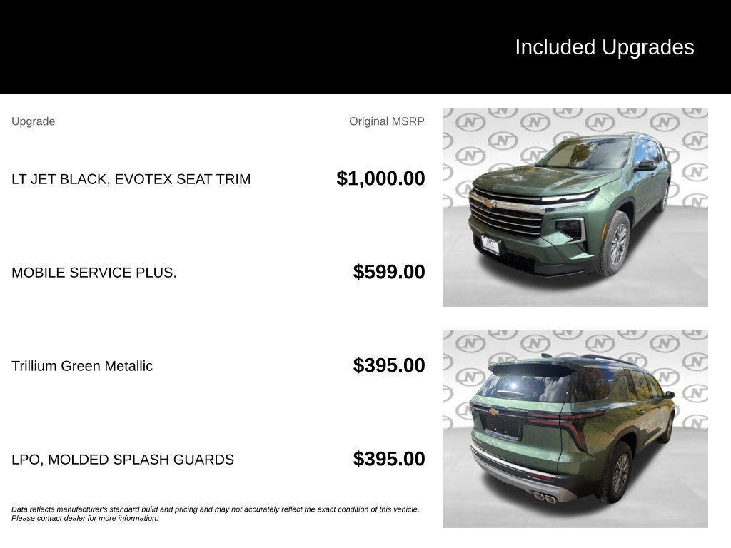 New 2027 Chevrolet Traverse LT AWD/4WD image 3