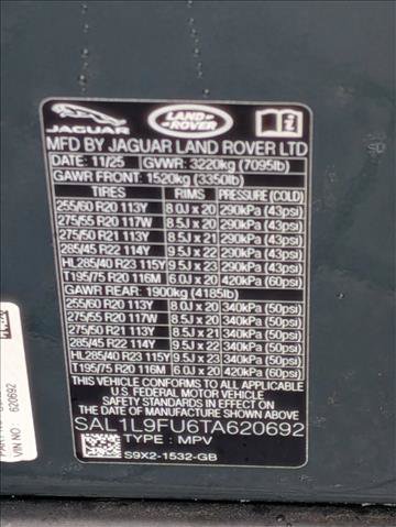 Certified 2026 Land Rover Range Rover Sport Dynamic SE AWD/4WD image 26
