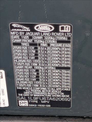 Used 2026 Land Rover Range Rover Sport Dynamic SE AWD/4WD image 26