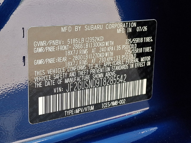 New 2026 Subaru Crosstrek 2.5i Limited AWD/4WD image 17