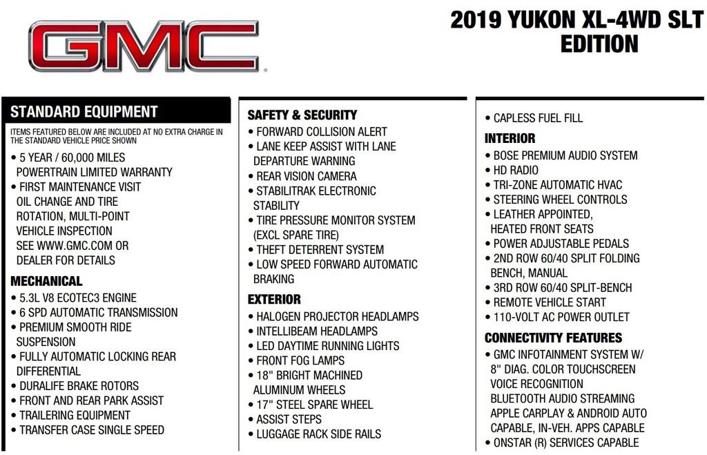 Used 2019 GMC Yukon XL SLT image 18
